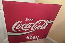 Large Coca-cola Metal Sign