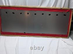 Large Framed Coca-Cola Cloth Sign 51.5 × 21.5
