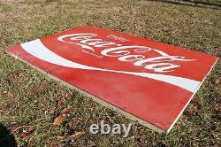 Large Original Enjoy Coca Cola Metal Sign Old Soda Advertising Store Sign Am 72