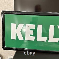 Large Original''kelly Tire'' Painted Metal Sign 58x17.5 Inch