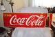 Large Vintage 1940's Coca Cola Soda Pop Bottle 57 Metal Sign
