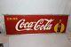Large Vintage 1948 Drink Coca Cola Soda Pop Bottle 54 Embossed Metal Sign