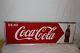 Large Vintage 1952 Drink Coca Cola Soda Pop Bottle 54 Metal Sign