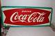 Large Vintage 1964 Coca Cola Fishtail Soda Pop Bottle 59 Metal Sign
