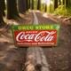 Large Vintage Coca Cola Drug Storerare Porcelain Enamel Sign 60x30 Inch