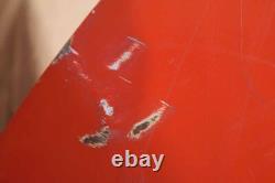 Large Vintage Heavy Metal Coke Coca Cola Sign 45.5 HTF GUC
