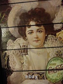 Large coca cola vintage sign, size 2 by 3 Large Mint Condition Perfect Shape