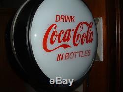 Lighted Coca Cola flange sign