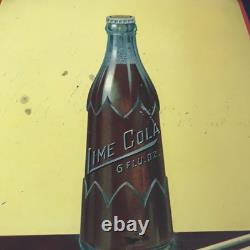 Lime Cola Vintage Metal Advertising Tray