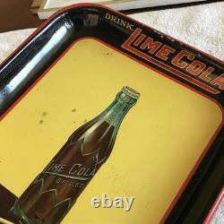 Lime Cola Vintage Metal Advertising Tray