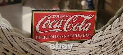 Little Coca Cola Metal Sign