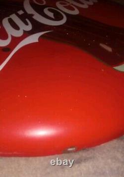 Look Look Look 24 Vintage Coca-cola Button Painted Metal Sign