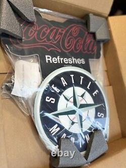 MARINERS Coca Cola Light Up LED Sign BRAND NEW 23x20