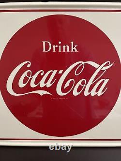 Mca 2491 Original & Authentic''coca Cola'' Painted Metal Sign 32x12 Inch