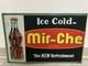 Mit-Che Soda Original Embossed Tin Sign RARE ORIGINAL