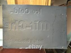Mit-Che Soda Original Embossed Tin Sign RARE ORIGINAL