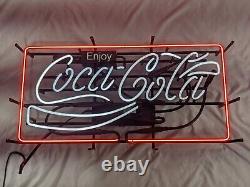 NEW Everbrite Enjoy Coca-Cola Neon Sign 28 x 13 vintage coke signage SZC149