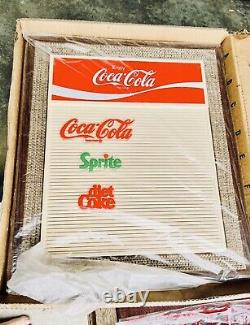 NIB Vintage Coca-Cola Letter/Menu Board Sign Display, Letters & Numbers Included