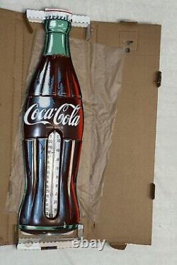 NOS Vintage Original Coca-Cola Thermometer never out of box works 29/COKE sign