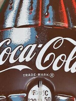 NOS Vintage Original Coca-Cola Thermometer never out of box works 29/COKE sign