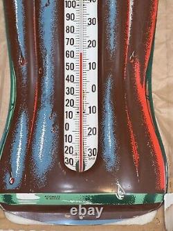 NOS Vintage Original Coca-Cola Thermometer never out of box works 29/COKE sign