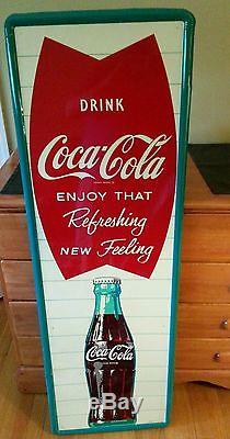 Near Mint 1963 Coca-Cola Fishtail Sign
