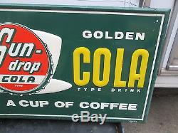 Neat Old and Original Sun Drop Cola Sign