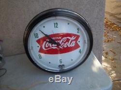 Neon Coca Cola Clock