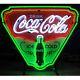 Neon Sign Coca Cola Coke hand blown glass lamp Mancave Soda Pop Licensed