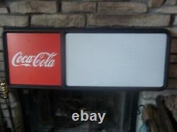 New! 3ft Coca-Cola Menu Board Sign with3 sets of Coke Letters, Numbers & Symbols