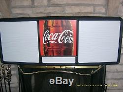 New 4ft Coca-Cola Menu Board Sign with2 sets of coke black letters & numbers