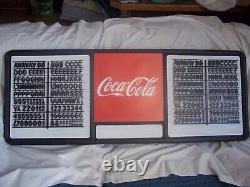 New! 4ft Coca-Cola Menu Board with2 sets of coke letters & numbers & symbols