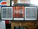 New! 4ft Coca-Cola Menu Board with2 sets of coke letters & numbers & symbols