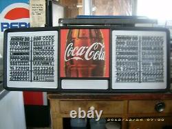 New! 4ft Coca-Cola Menu Board with2 sets of coke letters & numbers & symbols