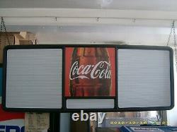 New! 4ft Coca-Cola Menu Board with2 sets of coke letters & numbers & symbols