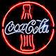 New Coca Cola Bottle Man Cave Neon Light Sign 20x20