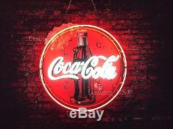 New Coca Cola Soft Drink Neon Sign 24x20 with HD Vivid Printing Technology