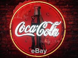 New Coca Cola Soft Drink Neon Sign 24x20 with HD Vivid Printing Technology