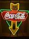 New Ice Cold Drink Coca Cola Neon Sign 20x16 Bar Lamp Lighting Glass Decor