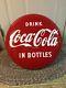 Nice 24 Coca Cola Advertising Sign Button