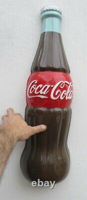 Nice Repro 3d Giant Half Coca Cola Bottle, Wall Half Bottle Adv. Fiberglass