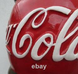 Nice Repro 3d Giant Half Coca Cola Bottle, Wall Half Bottle Adv. Fiberglass