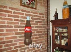 Nice Repro 3d Giant Half Coca Cola Bottle, Wall Half Bottle Adv. Fiberglass