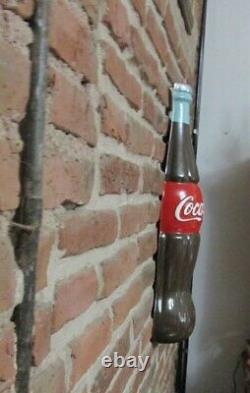 Nice Repro 3d Giant Half Coca Cola Bottle, Wall Half Bottle Adv. Fiberglass