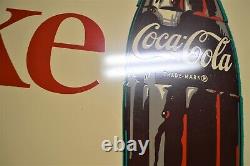 Nice Vtg Things Go Better with Coke Coca Cola Sign Robertson #746 1964 EXC/NM