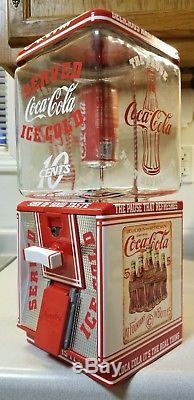 Northwestern Coca Cola Coke Coin Gumball Candy Peanut Vending Machine / Sign