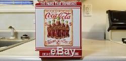 Northwestern Coca Cola Coke Coin Gumball Candy Peanut Vending Machine / Sign