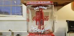 Northwestern Coca Cola Coke Coin Gumball Candy Peanut Vending Machine / Sign