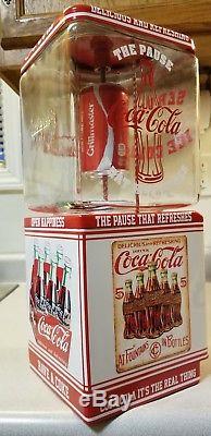 Northwestern Coca Cola Coke Coin Gumball Candy Peanut Vending Machine / Sign