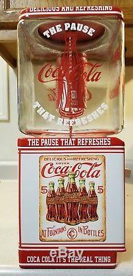 Northwestern Coca Cola Coke Coin Gumball Candy Peanut Vending Machine / Sign